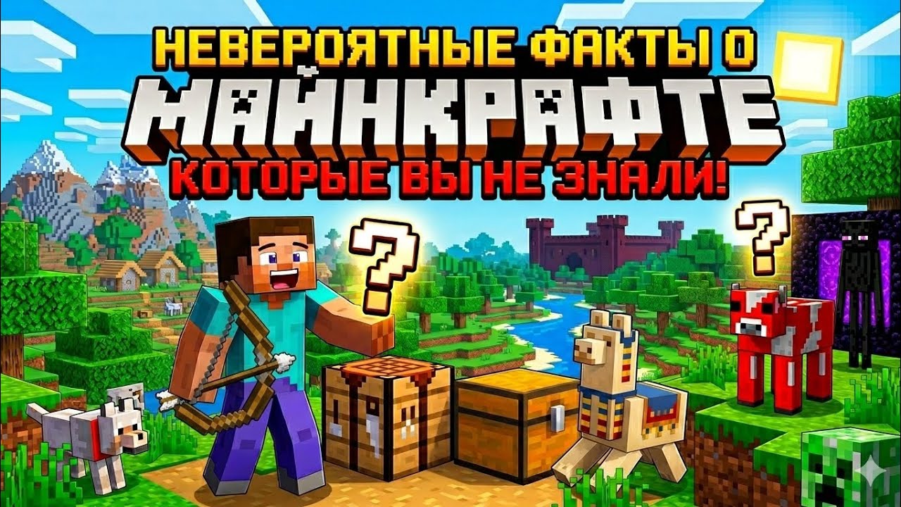 😱Факты о Майнкрафте которые вы не знали 