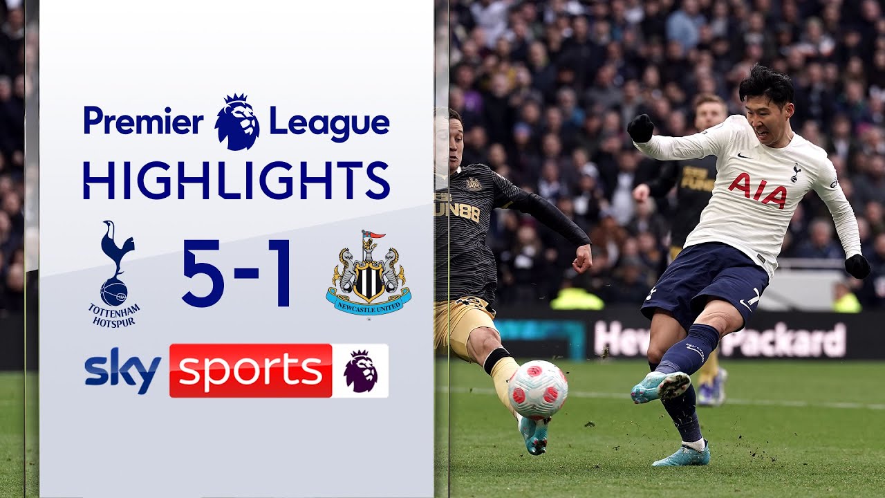 missil bar sorg Rampant Spurs go fourth! | Tottenham 5-1 Newcastle | Premier League  Highlights - YouTube