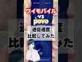 【意外な結果に】ワイモバイル vs povo 通信速度比較してみた #shorts