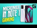 Micromax In Note 1 PUBG Mobile Gaming, Smooth Extreme FPS test, Gyroscope Test