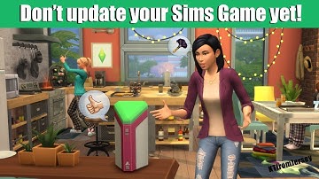 💻🤷‍♀️QUICK! HOW TO UPDATE YOUR GAME IF YOU USE MODS - Sims 4