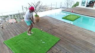 MONKEY GOLF  Floating Green for pool