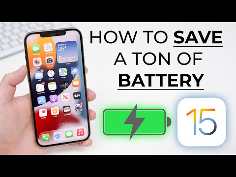 How To Save A Ton of Battery Life in iOS 15!