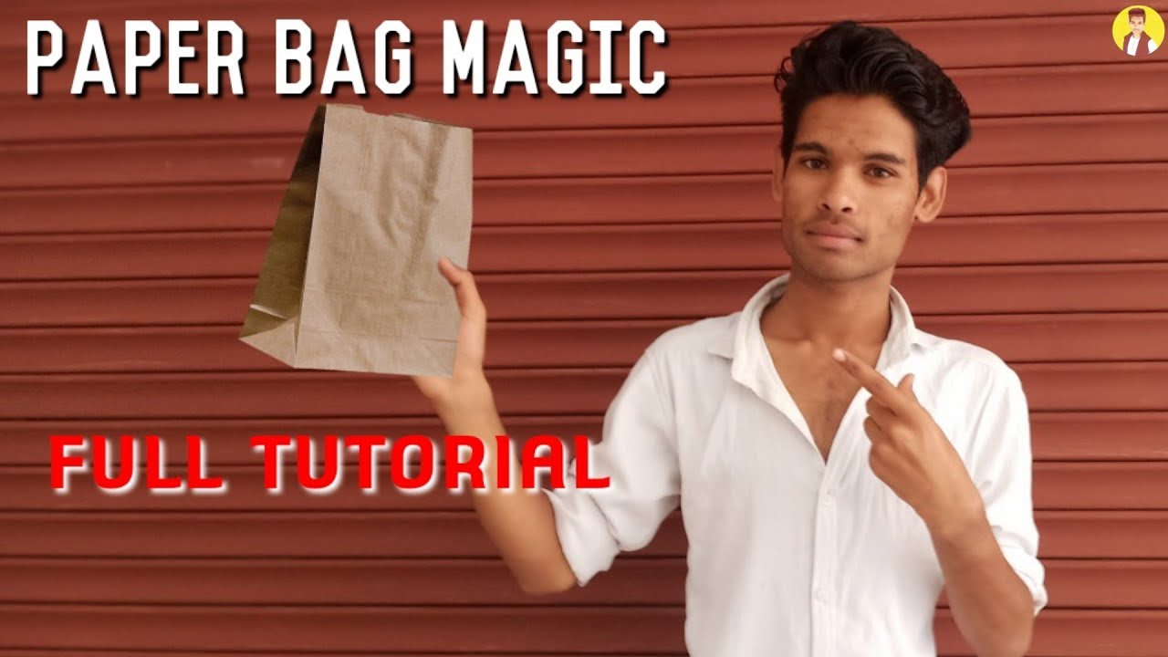 Water disappear in paper bag magic full tutorial पेपर बैग का आसान जादू सीखेSaheer Magician