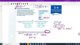 2-4 Complex Numbers Intro and Example 1
