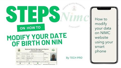 How to correct your date of birth on NIN (2025)