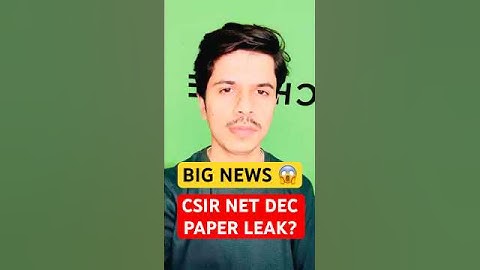 CSIR net Dec 2025 paper leak ? #csirnet2025 #csirnetdec2025 #madchemclasses