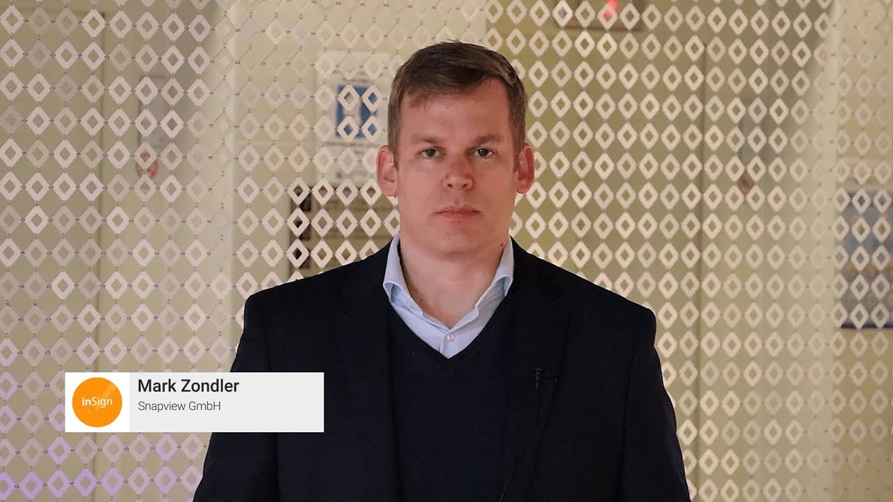 Elektronische Unterschrift inSign bei Snapview