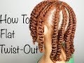 How to | Flat Twist Out | Wet Natural Hair | Night Time Routine | Jane Carter Solutions