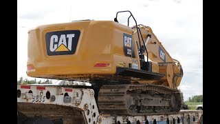 Loading up the brand new Cat 323 excavator