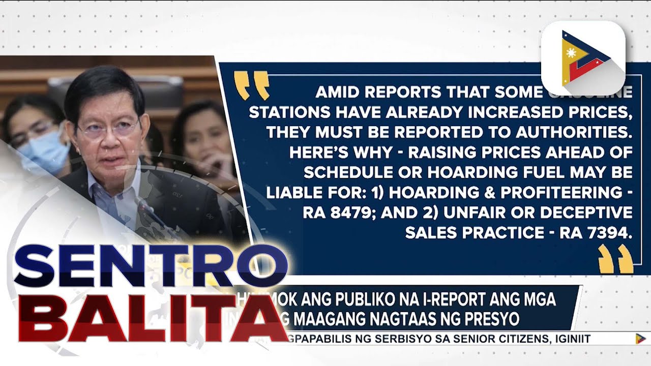 Ilang senador, kinondena ang pang-aabuso ng ilang gasolinahan; Sen. Lacson, hinimok ang publiko...