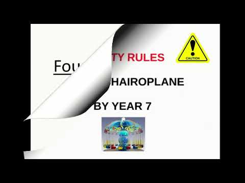 safety-rules-at-the-chairoplane---collège-de-sigean--anglais