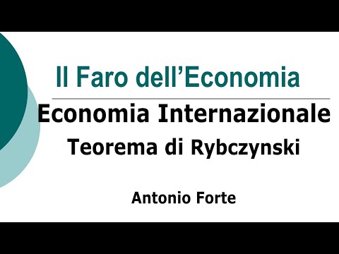 Video: Teorema di Rybchinsky: significato e conseguenze