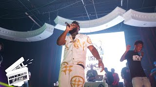 D Flowers freestyle before concert in Houston TX.