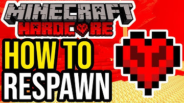 How To RESPAWN In HARDCORE Minecraft! (Java & Bedrock!)