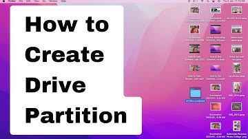 How to Create Drive Partition On MacBook