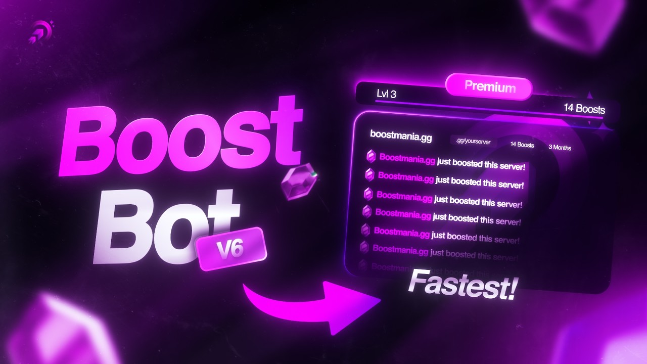 Discord Boost Bot V6 Showcase – Fast & Automated Boosting | Boostmania ...