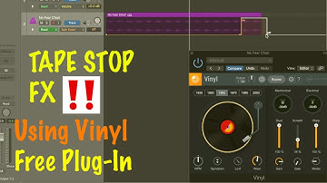 Automating SPIN DOWN FX in Logic PRO X |  Free Plug-in 