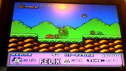 No Death Run Playthrough of Felix The Cat (NES) - Final Part - Rounds 8, 9 & Ending