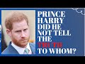 PRINCE HARRY BETRAYAL BUT TO WHOM? #princeharry #meghanmarkle #royalfamily
