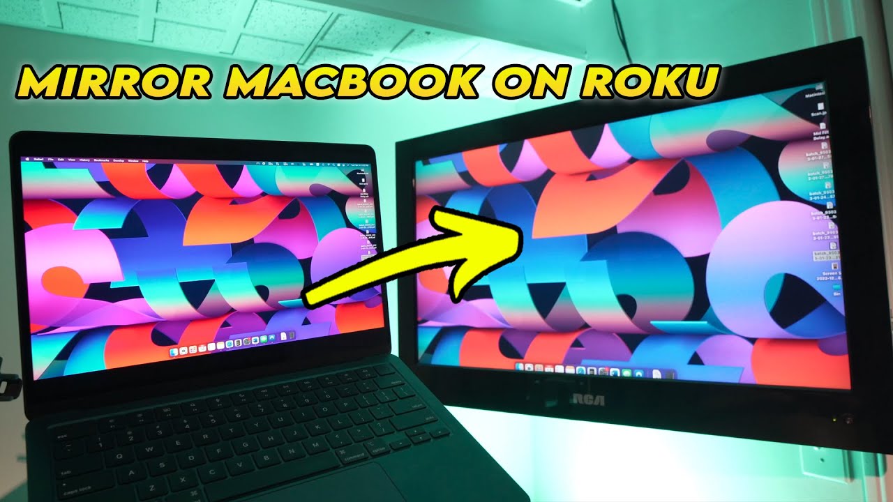 How to Mirror and Connect Macbook to a Roku Stick TV - YouTube