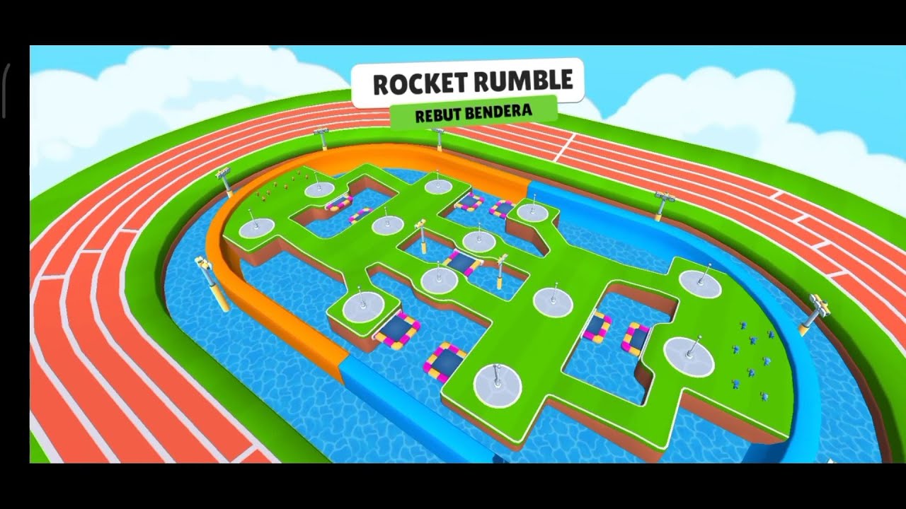 ROCKET RUMBLE - STUMBLE GUYS | STUMBLE GUYS INDONESIA
