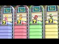 Mario Party 9 Step It Up Minigames - Peach Vs Daisy Vs Mario Vs Luigi Master Cpu