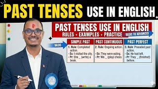 Past Tenses Use in English | Simple Past, Past Continuous & Past Perfect | Rules + Examples
