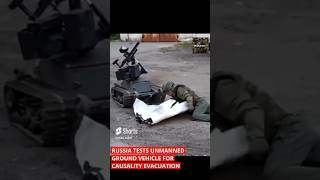 Russia Tests Unmanned Ground Vehicle For Evacuation Operations