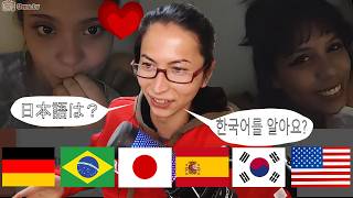 Girls getting shocked everytime I talk their Language. 外国人のフリをして女の子と6ヶ国語で会話してみた。