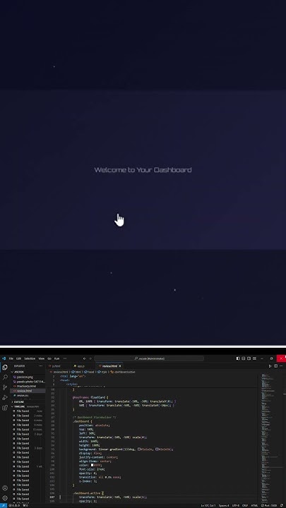 🔐 Next-Gen Login UI | Futuristic Login Form with HTML CSS JS 💡 #coding ...