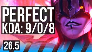 VLADIMIR vs GALIO (MID) | Perfect KDA: 9/0/8 | EUW Grandmaster | 26.5