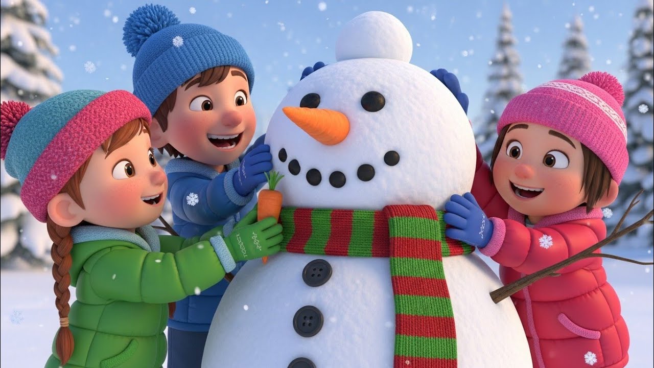Snowy Day Fun | Winter Songs for Kids | Preschool Learning Video