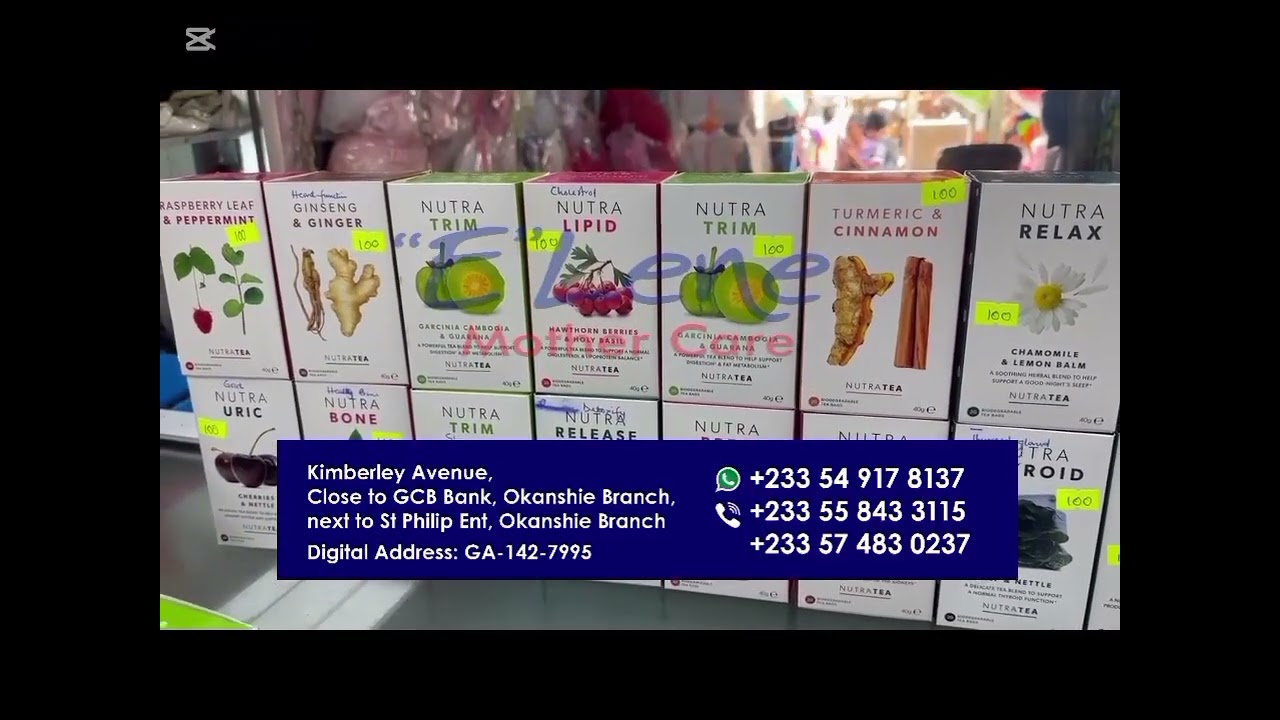 Nutra Tea Blends Available at E'lene Mother Care Shops