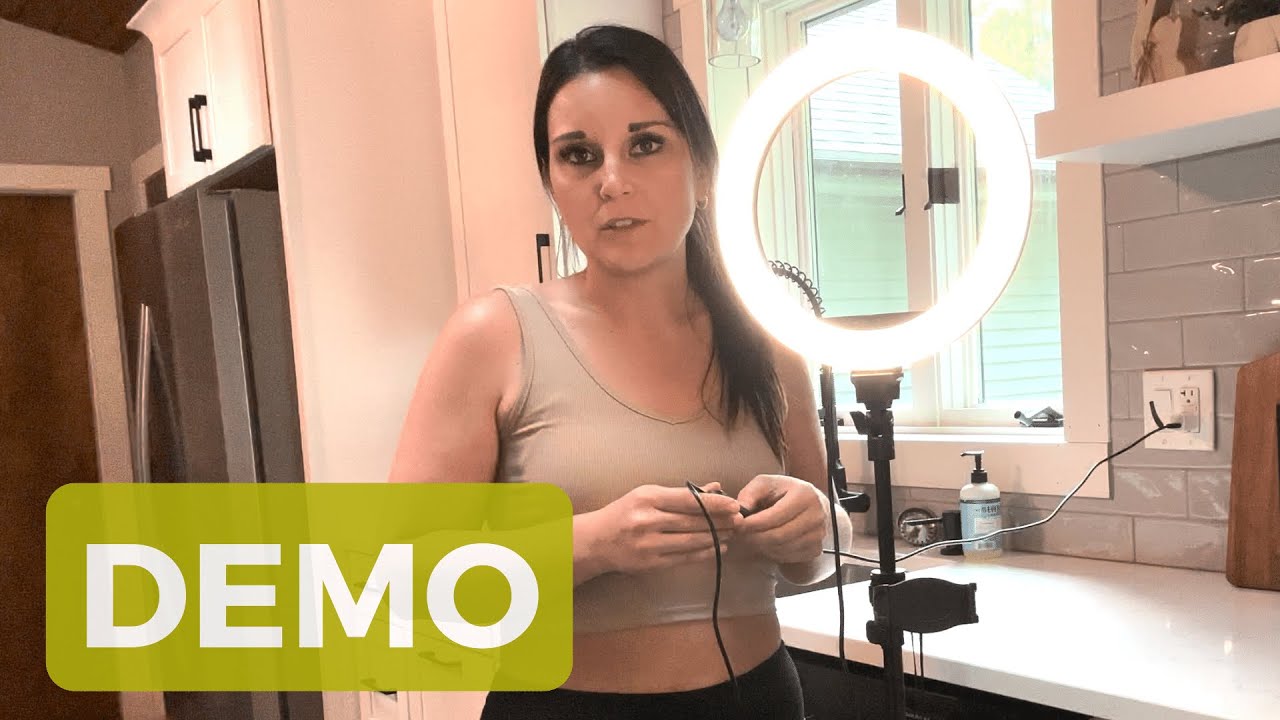 Kaiess 10.2" Selfie Ring Light with 65" Adjustable Tripod Stand & Phone Holder FULL DEMO