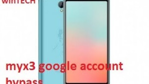 My Phone myx3 google account bypass frp bypass