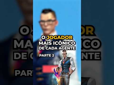 O JOGADOR MAIS ICÔNICO com cada AGENTE no VALORANT 2 - Chamber #valorant #chamber #vctamericas