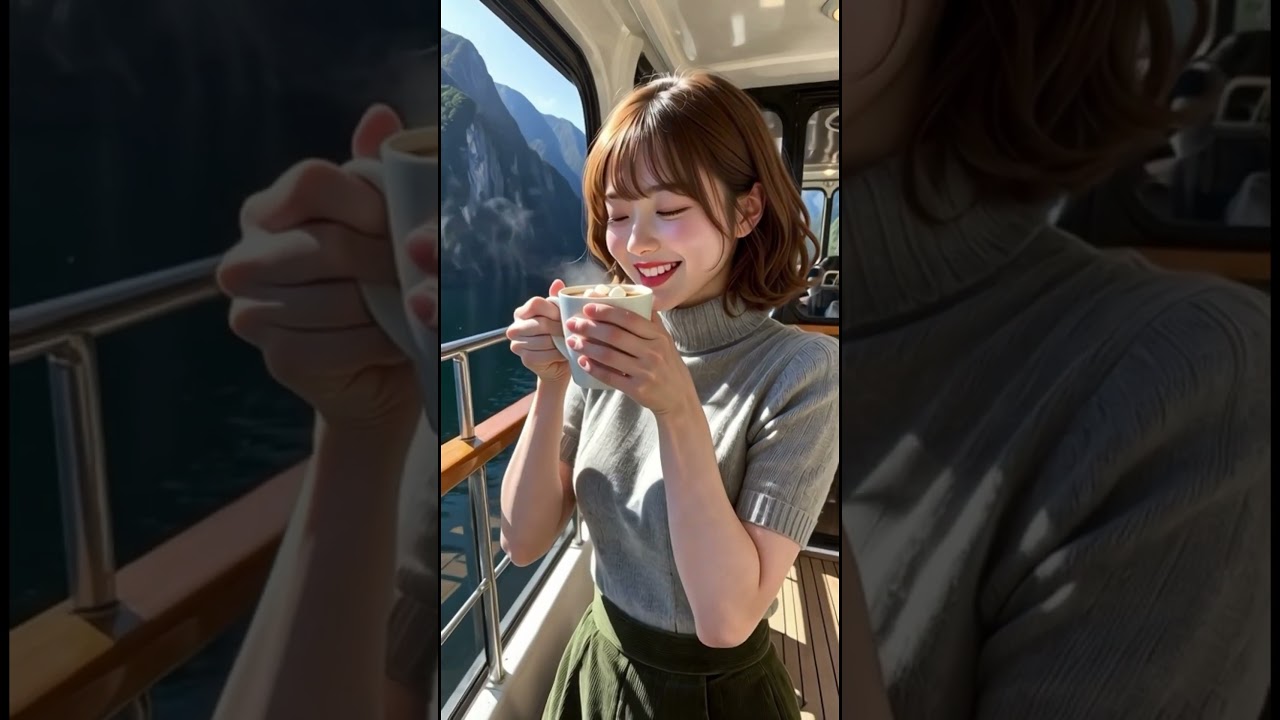 Her Milford Sound Cruise Outfit… Stunning Beyond Words!