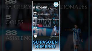 #Racing despidió oficialmente a Gaby Rojas. Sus números en la placa.