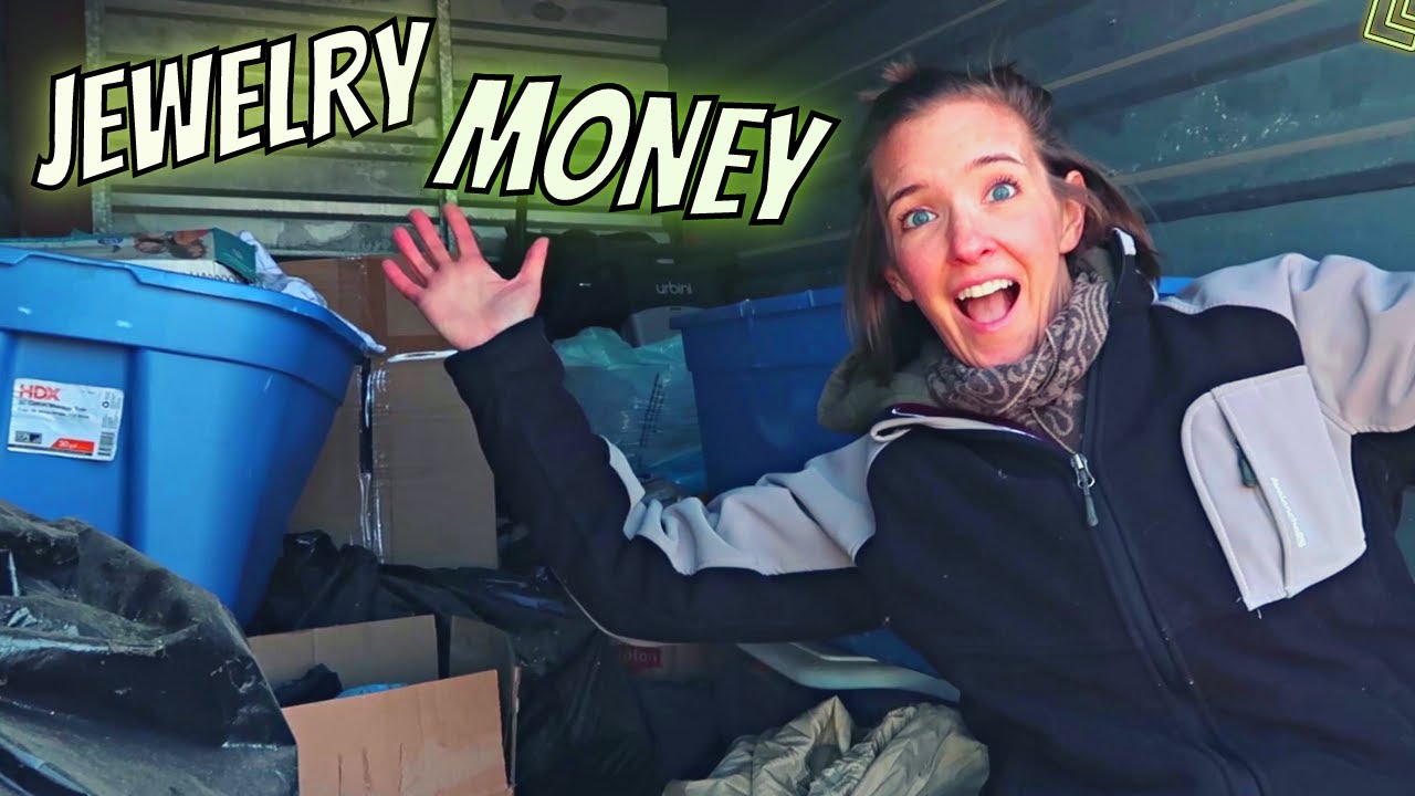 Found Money & Jewelry In Abandoned Storage Unit! - YouTube