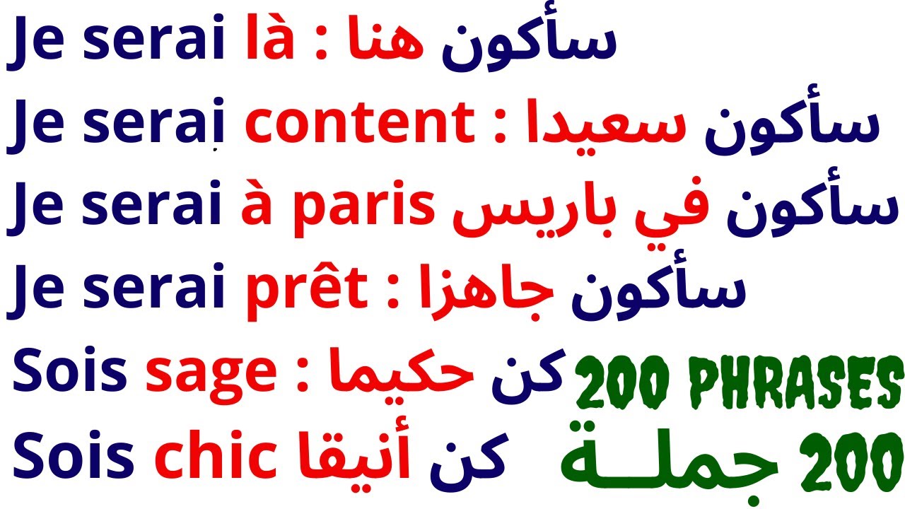تعلم اللغة الفرنسية للمستوى المتوسط : تطبيق باللغة الفرنسية للتكلم   بالفرنسية في فرنسا أو في كندا
