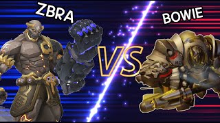 How Zbra Handles The Rank 1 Reinhardt One Trick W Reactions Ft. Bowie