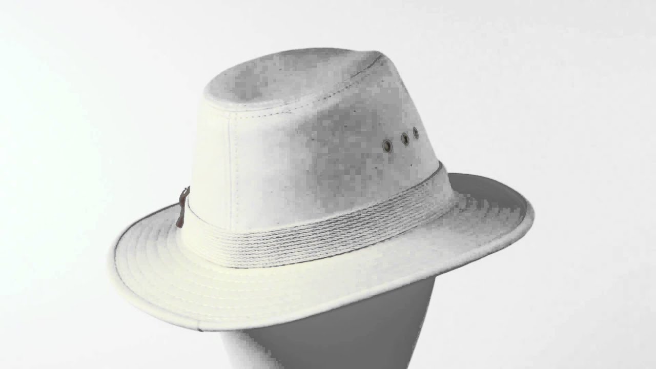 canvas panama hat