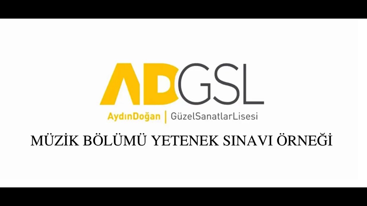 Aydın Doğan Güzel Sanatlar Lisesi Müzik Bölümü 2024-2025 Yetenek Sınavı Video Örneği