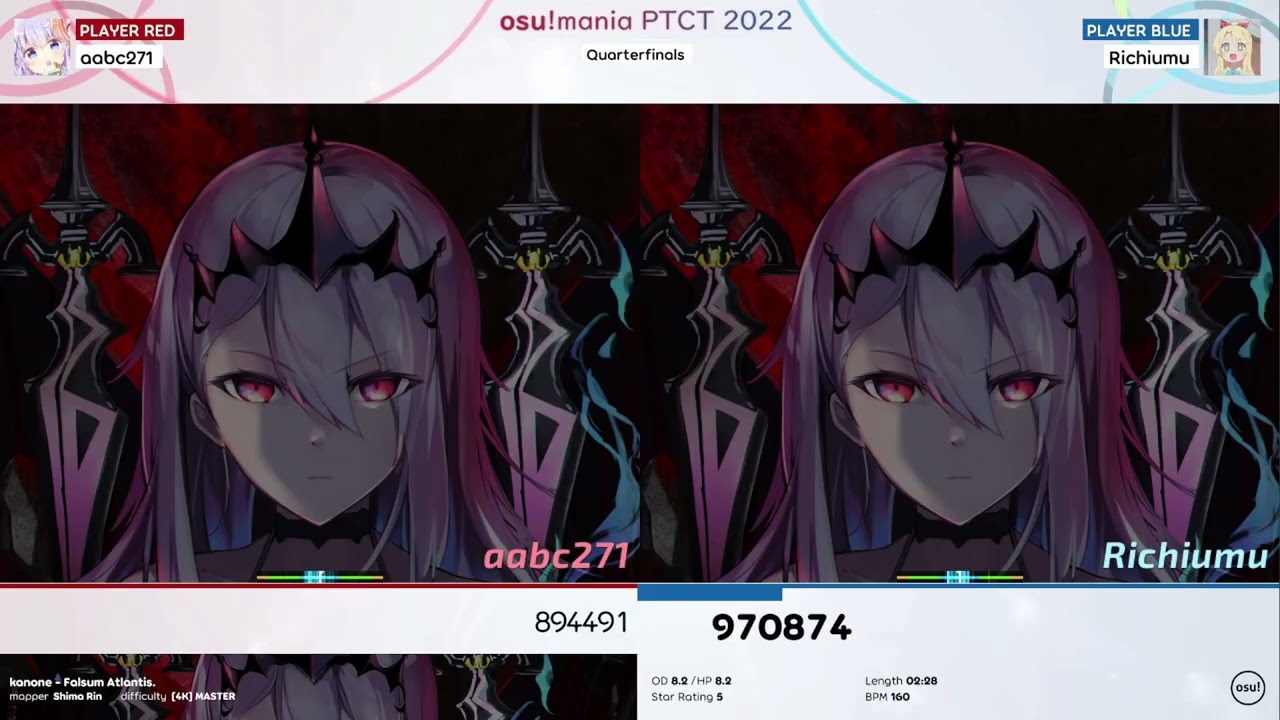 敗部四分之一決賽：aabc271 vs Richiumu【踩白塊華人盃 3】