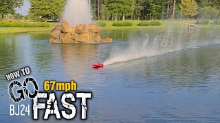 Speed Run Tips Revealed Fast Electric Rc Boat Setup For Top Speed Proboat Blackjack 24
