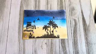 A Lovely Beach Theme Card