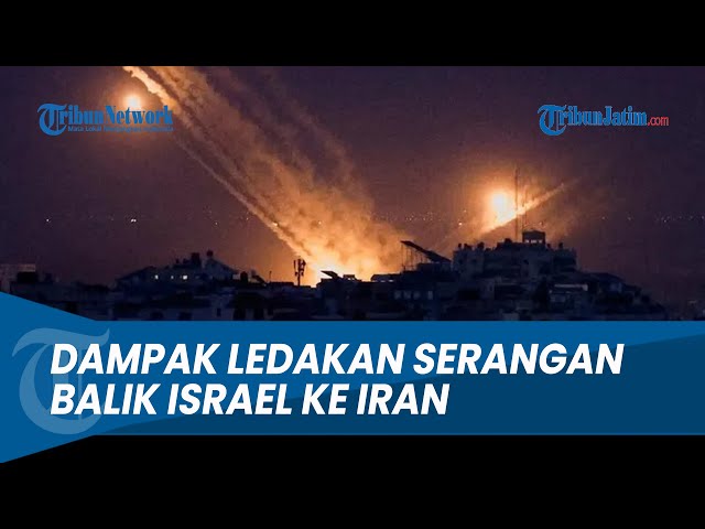 DAMPAK SERANGAN BALIK ISRAEL KE IRAN! Rudal Meledak Dekat Markas AU Iran, Penerbangan Ditangguhkan class=