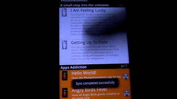 Android app: Phonechievements overview