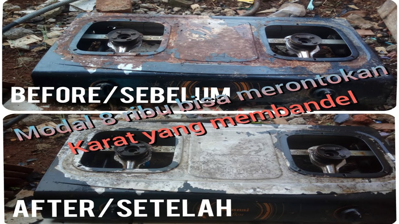 Cara Membersihkan Karat (HANYA 8 Ribu !!! BISA MENGHILANGKAN KARAT yang membandel ..)